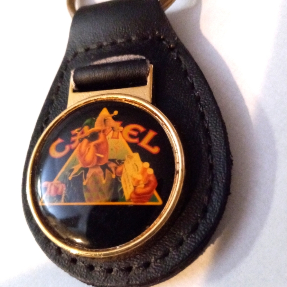 Vintage Joe Camel Leather keychain